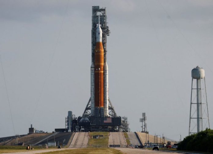 New Moon rocket / Credit: TIFFANY WERTHEIMER
