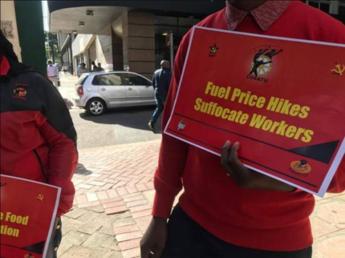 South Africa nationwide strike / Credit: Cosatu / Twitter