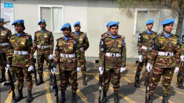 UN pays tribute to peacekeepers / Credit: BBC