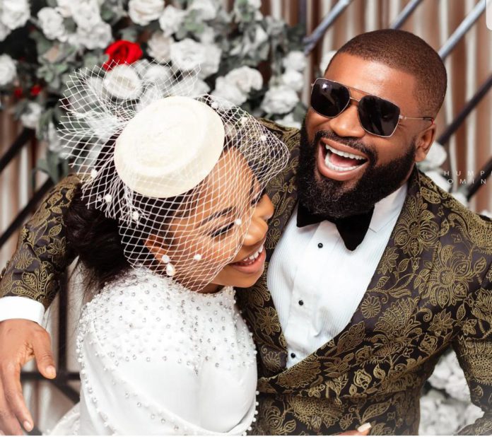 Mercy Chinwo's star-studded white wedding