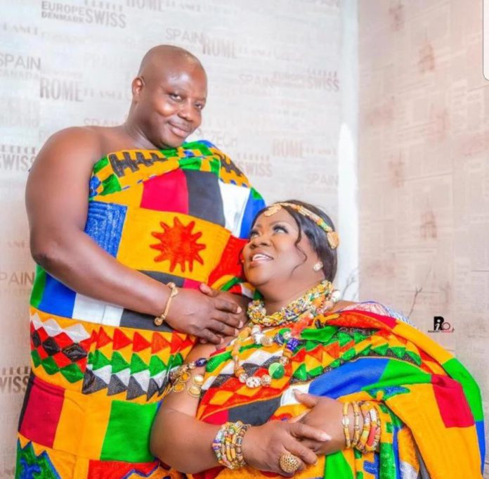 Oheneyere Mercy Asiedu and husband, Nana Agyemang Duah Credit: @oheneyere_mercyasiedu/IG