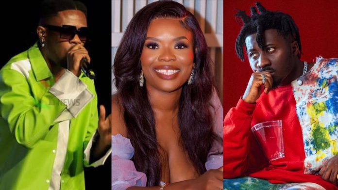 Lyrical Joe, Delay and Amerado | image credit: @_lyricaljoe, @delayghana and @amerado_burner Lyrical Joe, Delay and Amerado | image credit: @_lyricaljoe, @delayghana and @amerado_burner