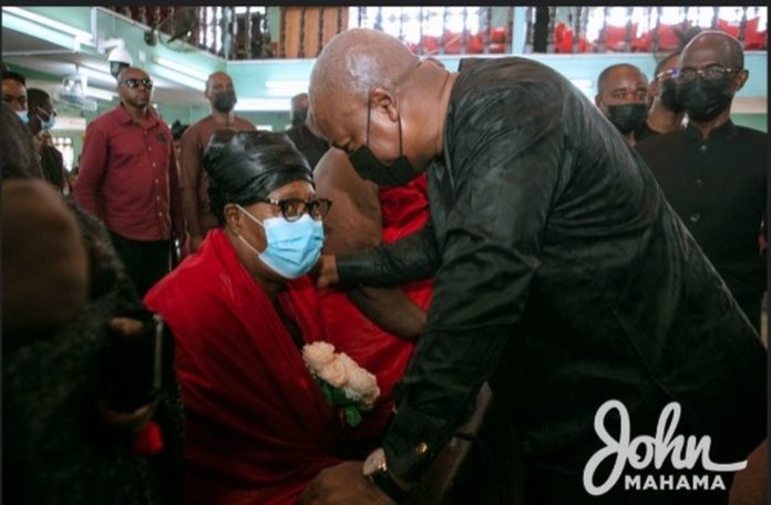 Mahama at A.B Crentsil's one week