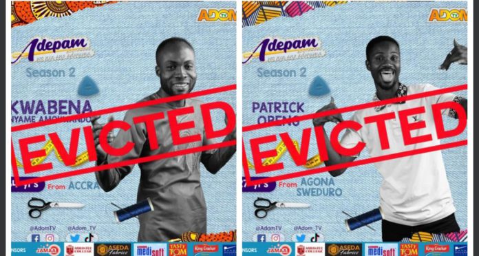 Adepam: Onyameous and Patrick evicted as competition enters week 4