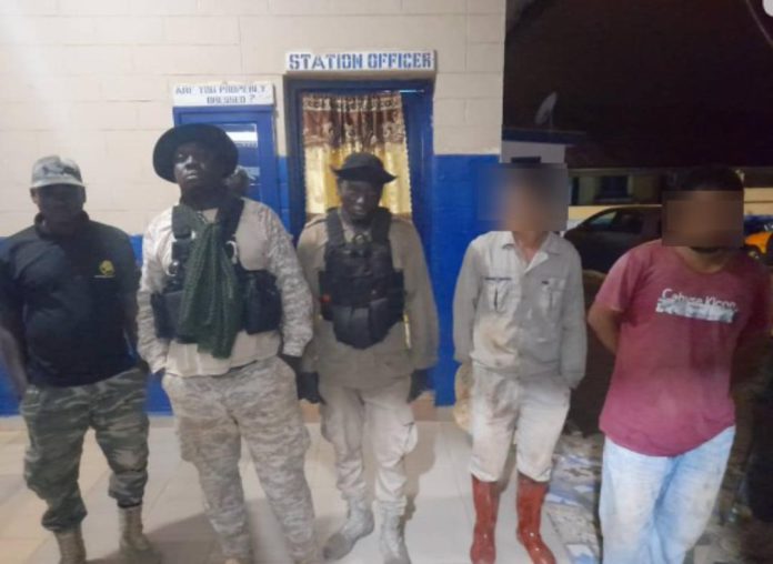 Three Chinese illegal miners arrested at Enchi