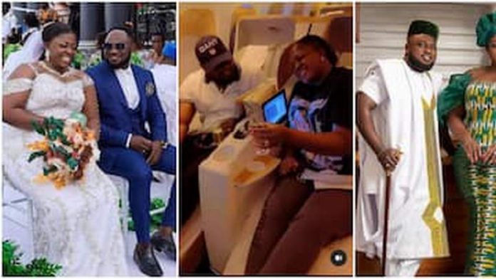 Tracey Boakye and husband have flown abroad for their honeymoon Photo source: @tracey_boakye Tracey Boakye and husband have flown abroad for their honeymoon Photo source: @tracey_boakye
