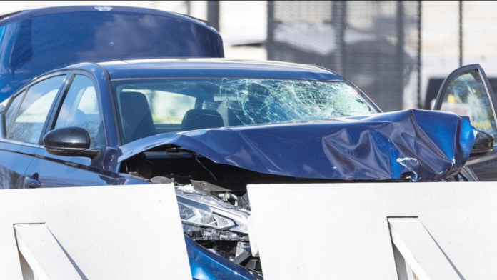 car ramming / Credit: BBC