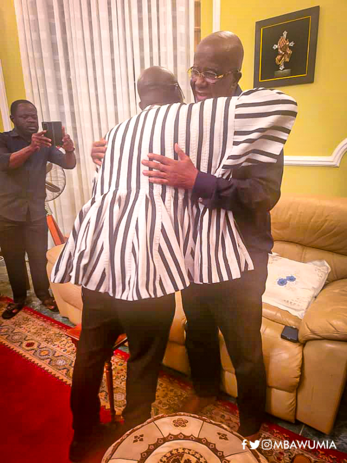 Dr Bawumia and Hackman Owusu Agyemang