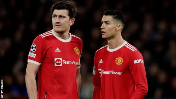 Harry Maguire and Cristiano Ronaldo were among eight Manchester United players in the top 10 to receive abuse