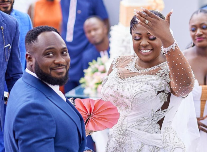 Tracey Boakye and her hubby, Frank Badu Ntiamoah | credit: Unlimited Studios Tracey Boakye and her hubby, Frank Badu Ntiamoah | credit: Unlimited Studios