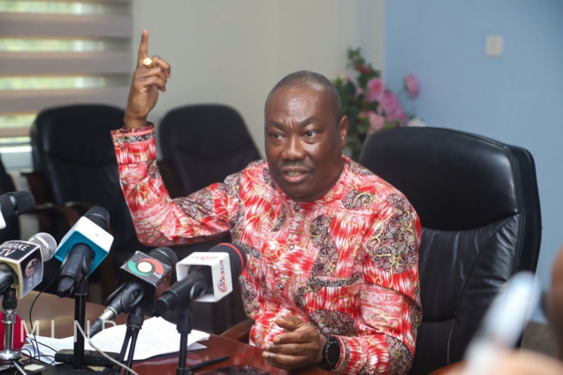 The Chief Executive of the Minerals Commission, Martin Ayisi