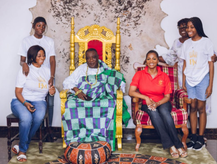 Former beauty queen Penelope Jones-Mensah supports Dzelukope Former beauty queen Penelope Jones-Mensah supports Dzelukope