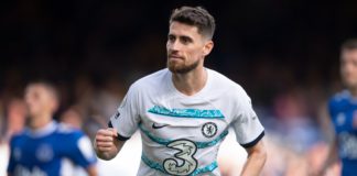Jorginho celebrates
