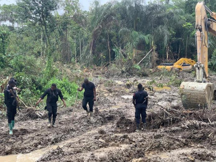 Ellembelle missing excavator Missing excavator retrieved