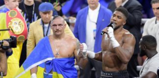 Anthony Joshua was beaten by Oleksandr Usyk last month