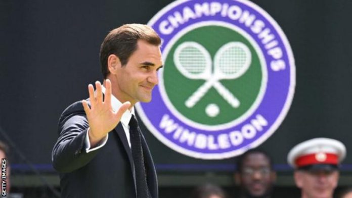 Federer, unable to play because of injury, was part of the Wimbledon's celebrations for the centenary of Centre Court in July Federer, unable to play because of injury, was part of the Wimbledon's celebrations for the centenary of Centre Court in July