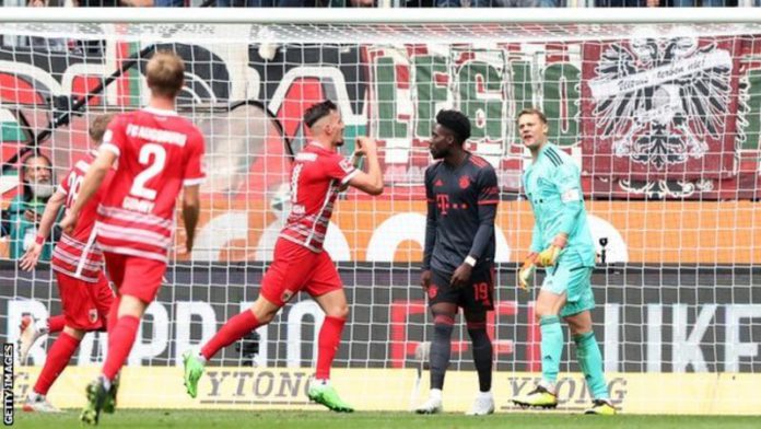 Augsburg had lost their previous three home matches this season Augsburg had lost their previous three home matches this season