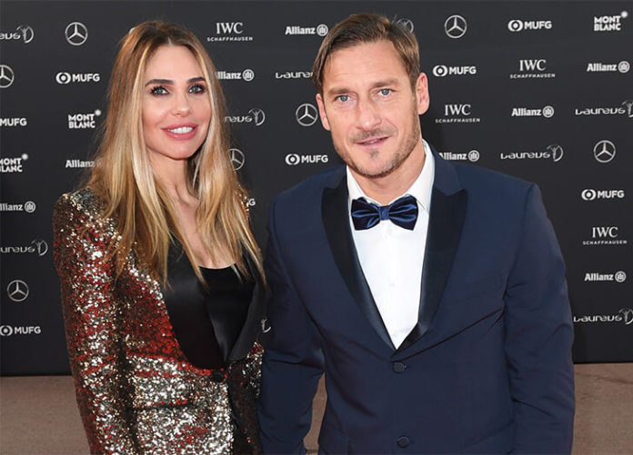 Totti and Blasi were together for 17 years, but announced their separation earlier this year Totti and Blasi were together for 17 years, but announced their separation earlier this year