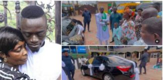 Lil Win surprises his mother with a brand-new car. Photo credit: officiallilwin