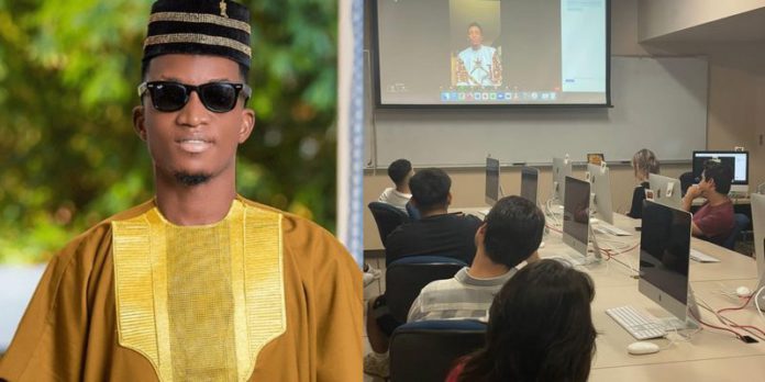 Kofi Kinaata captured lecturing Kofi Kinaata captured lecturing