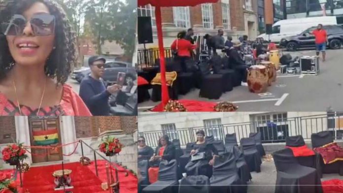 Ghanaians hold funeral for the late Monarch of England, Queen Elizabeth Ghanaians hold funeral for the late Monarch of England, Queen Elizabeth