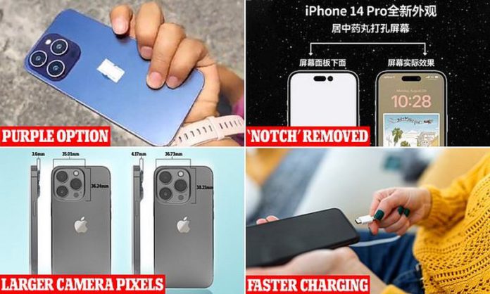 iPhone 14 source: dailymail.co.uk iPhone 14 source: dailymail.co.uk