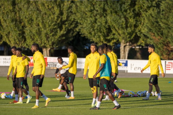 Black Stars training Black Stars training