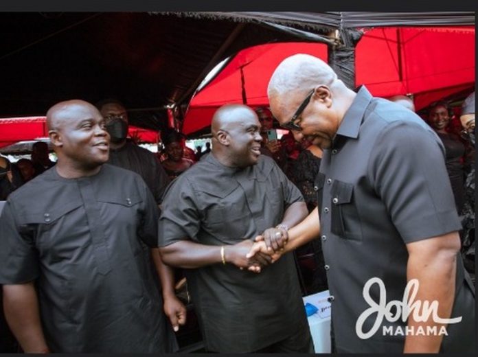 Mahama and Julius Debrah