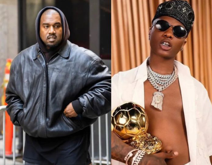 Kanye West and Wizkid Kanye West and Wizkid