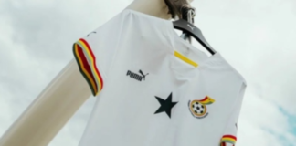 New Puma jerseys for Black Stars