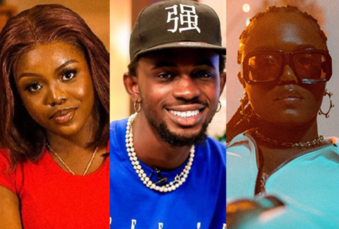 Gyakie, Black Sherif and Amaarae Gyakie, Black Sherif and Amaarae