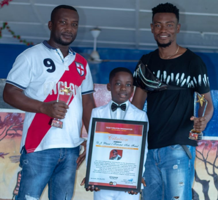 The budding Ghanaian talent was awarded the ‘Best DJ of the Year’ and also won as the ‘Discovery Young DJ of the Year’. The budding Ghanaian talent was awarded the ‘Best DJ of the Year’ and also won as the ‘Discovery Young DJ of the Year’.