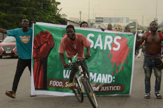 Police brutality in Nigeria triggered nationwide protests in 2020/ Photo Credit: Getty Images