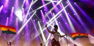 Gyakie performs at Global Citizen Festival | credit: @glblctzn/Instagram