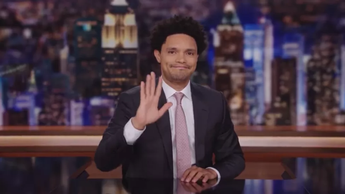 "Time is up, but in the most beautiful way" - Trevor Noah tells a stunned studio audience he is leaving The Daily Show/ PC: The Daily Show