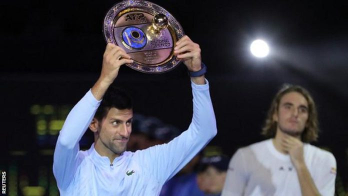 Djokovic's win guaranteed him a spot at the 2022 ATP Finals Djokovic's win guaranteed him a spot at the 2022 ATP Finals