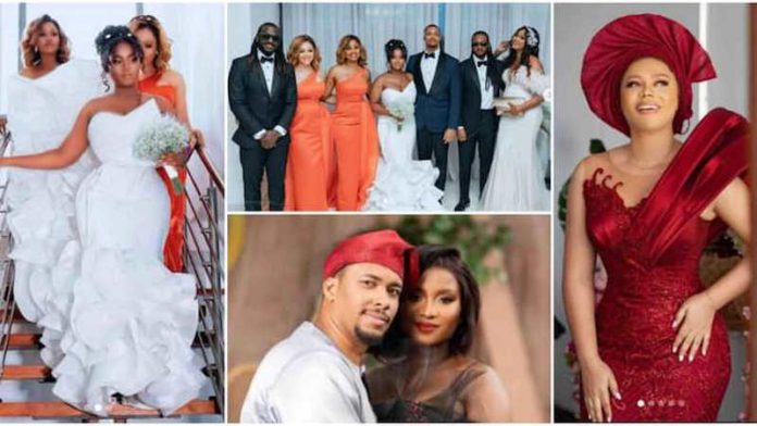 Reactions as Nadia Buari shares photos from sister Samera's white wedding. Credit: iamnadiabuari. Reactions as Nadia Buari shares photos from sister Samera's white wedding. Credit: iamnadiabuari.
