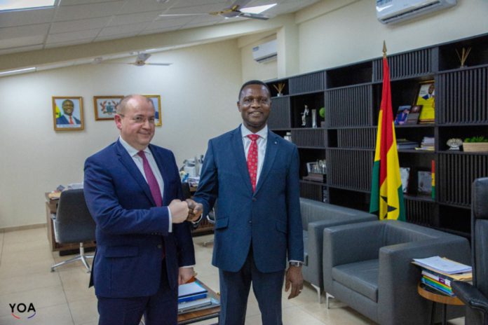 Education Minister and Mr Dimitry from Russia