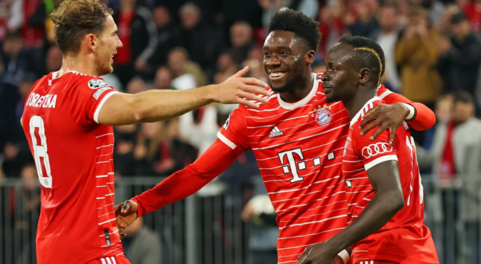 Sadio Mane (r.) scored one and made another in Bayern Munich's 5-0 win over Viktoria Plzen. - © Getty Images Sadio Mane (r.) scored one and made another in Bayern Munich's 5-0 win over Viktoria Plzen. - © Getty Images