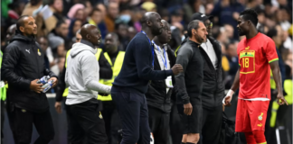 Ghana coach Otto Addo during the international friendly against Brazil at Stade Oceane in Le Havre, France on September 23, 2022. (Photo: Getty Images