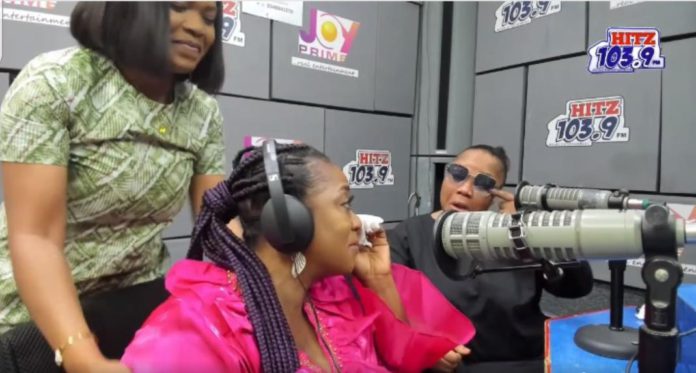 Piesie Esther crying at Hitz FM