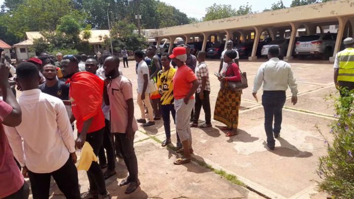 2021 Tamale University graduating batch storm school over delay in certificates