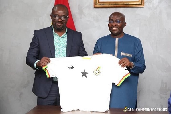 GFA boss Kurt Okraku and Dr Bawumia GFA boss Kurt Okraku and Dr Bawumia