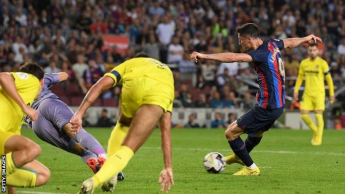 Robert Lewandowski has scored 11 La Liga goals in 10 games for Barcelona this season and is the division's top scorer