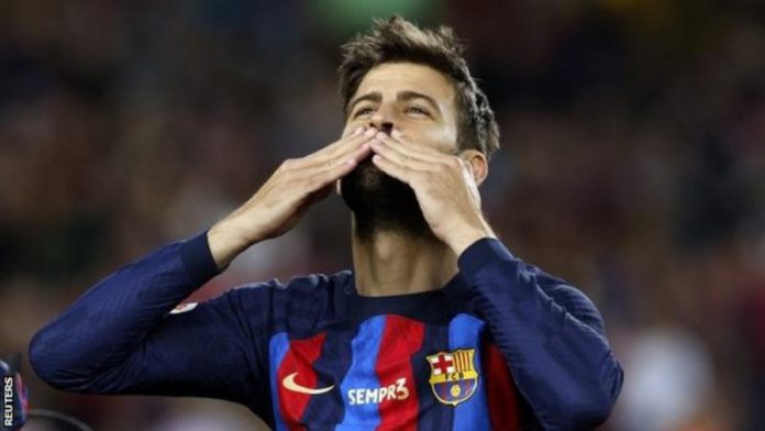 Barcelona's match jersey had 'Sempr3' (For3ver) next to the crest Barcelona's match jersey had 'Sempr3' (For3ver) next to the crest