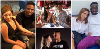 The wives of Dede Ayew, Daniel Amartey, Alexander Djiku and Elisha Owusu Source: Instagram