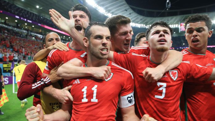 Wales celebrate Gareth Bale's equaliser Image credit: Getty Images Wales celebrate Gareth Bale's equaliser Image credit: Getty Images