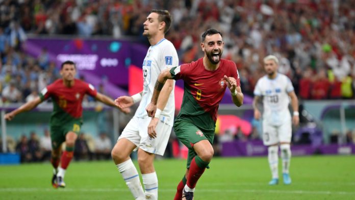Bruno Fernandes celebrates Image credit: Getty Images Bruno Fernandes celebrates Image credit: Getty Images