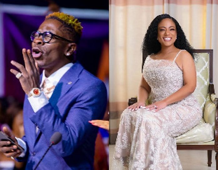 Dancehall artiste, Shatta Wale and Elsie Duncan-Williams Otoo Dancehall artiste, Shatta Wale and Elsie Duncan-Williams Otoo