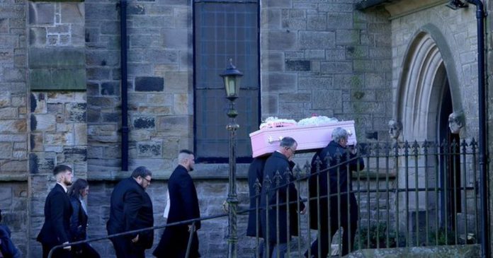 The funeral of Maya Louise Chappell, who died aged just two (Image: Newcastle Chronicle) The funeral of Maya Louise Chappell, who died aged just two (Image: Newcastle Chronicle)